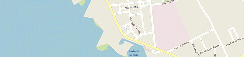 Mappa della impresa bar sammontana a LIVORNO