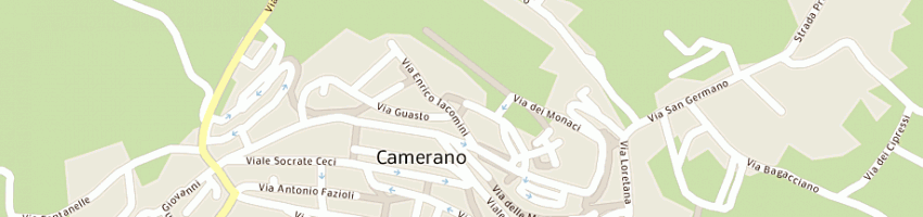 Mappa della impresa gasparetti gianfranco a CAMERANO