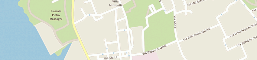 Mappa della impresa benedetti narciso a LIVORNO