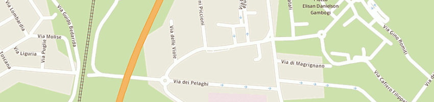 Mappa della impresa poste italiane spa filiale di livorno a LIVORNO