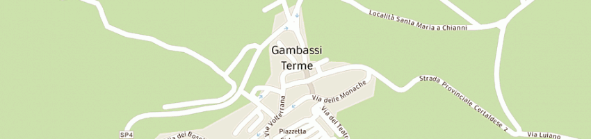 Mappa della impresa albergo ristorante le torri snc a GAMBASSI TERME