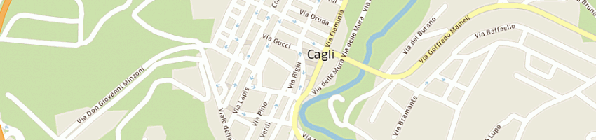 Mappa della impresa santini carla a CAGLI