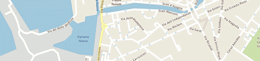 Mappa della impresa ristorante antico borgo a LIVORNO