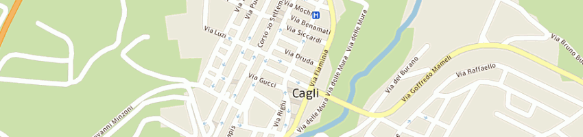 Mappa della impresa fagioli avv marcello e fagioli avvdomenico a CAGLI