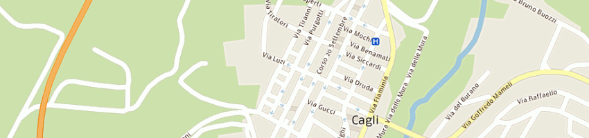 Mappa della impresa immobiliare cesanense srl a CAGLI