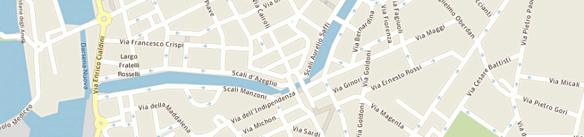 Mappa della impresa banca di roma spa a LIVORNO