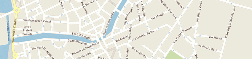 Mappa della impresa rosanna immobiliare srl unipersonale a LIVORNO