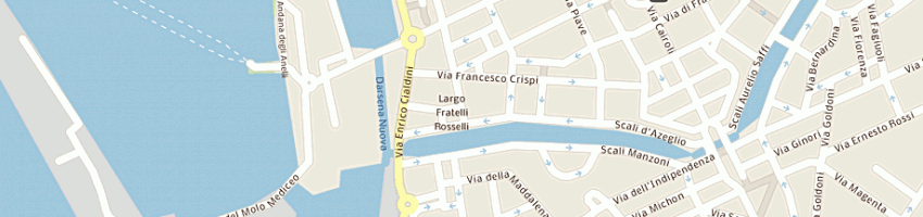 Mappa della impresa ferrucci benedetta a LIVORNO