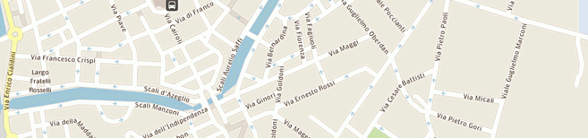 Mappa della impresa agenzia immobiliare di bacci claudio a LIVORNO