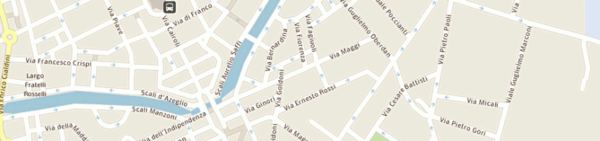 Mappa della impresa corinff sas a LIVORNO