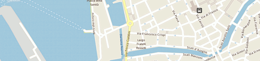 Mappa della impresa panificio il porto a LIVORNO