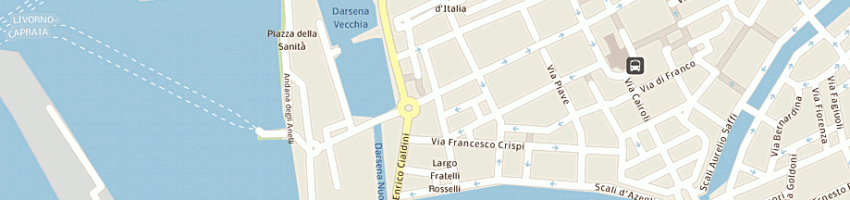 Mappa della impresa frizzi fabio a LIVORNO