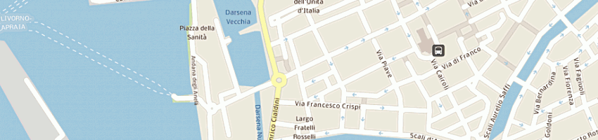 Mappa della impresa mannucci e pasquali sas a LIVORNO