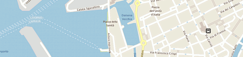 Mappa della impresa eni spa a LIVORNO