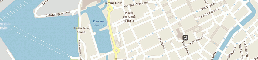 Mappa della impresa maneo agenzia marittima e spedizioni snc a LIVORNO