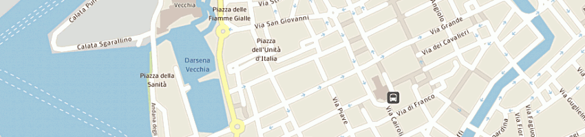 Mappa della impresa ghelarducci gino (sas) a LIVORNO
