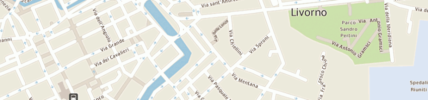 Mappa della impresa bar cipriani eleonora a LIVORNO