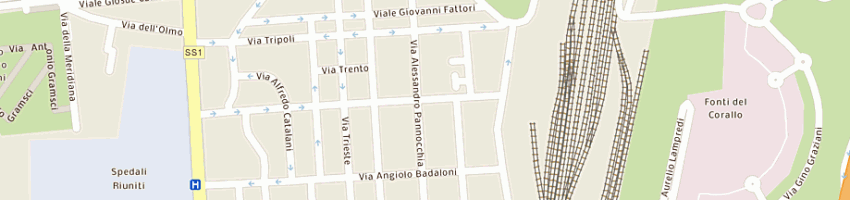 Mappa della impresa vipagu srl a LIVORNO