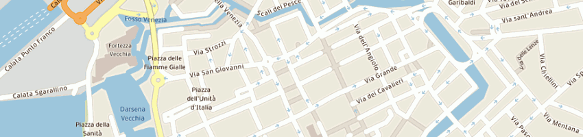 Mappa della impresa linea ufficio snc a LIVORNO