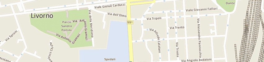 Mappa della impresa market del legno snc vernaccini alessandro acconc a LIVORNO