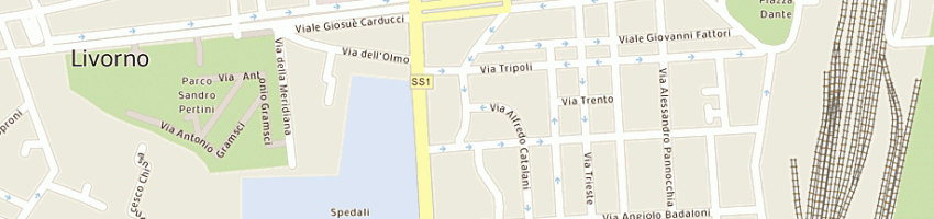 Mappa della impresa martelli claudio a LIVORNO