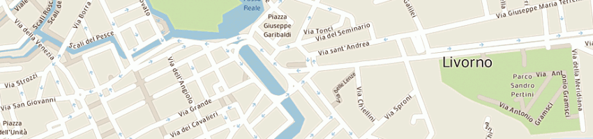 Mappa della impresa tipografia commerciale di giovannetti giuseppe a LIVORNO