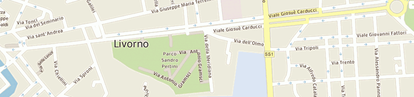 Mappa della impresa roveda emanuele a LIVORNO
