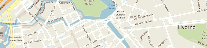 Mappa della impresa hotel ariston a LIVORNO