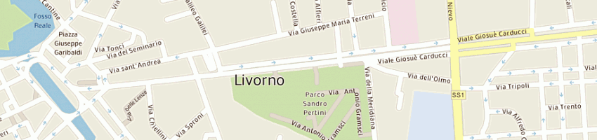 Mappa della impresa comune di livorno a LIVORNO