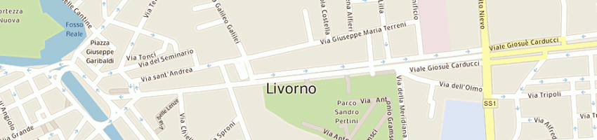 Mappa della impresa antonelli giuseppe a LIVORNO