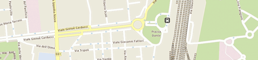 Mappa della impresa albergo amico fritz a LIVORNO