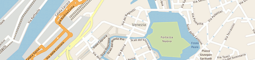 Mappa della impresa centro sociale forte s pietro a LIVORNO