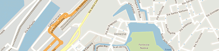 Mappa della impresa area3d srl a LIVORNO