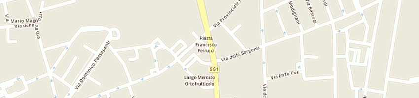 Mappa della impresa elettromarket bassoni srl a LIVORNO