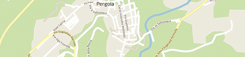 Mappa della impresa belardinelli antonello e c (snc) a PERGOLA
