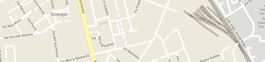 Mappa della impresa centro anziani zanni nadea a LIVORNO