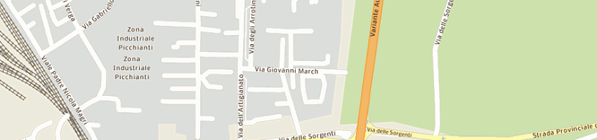 Mappa della impresa grafiche favillini srl a LIVORNO