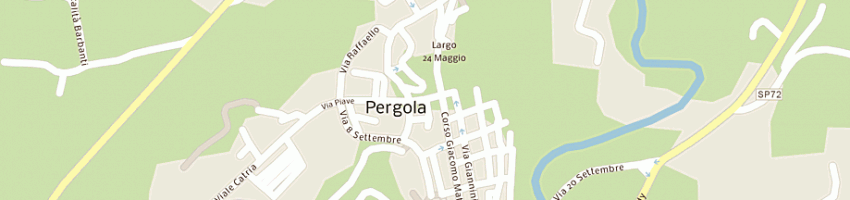 Mappa della impresa guidarelli lanfranco a PERGOLA