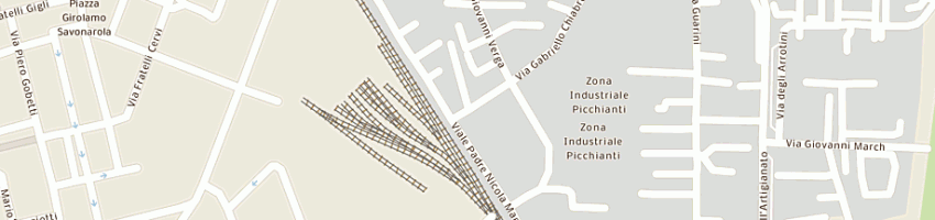 Mappa della impresa tubino srl a LIVORNO