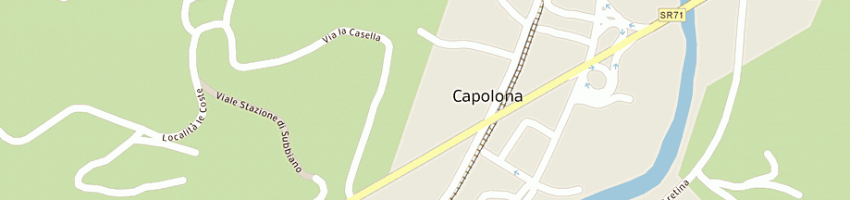 Mappa della impresa nuvola gioielli srl a CAPOLONA