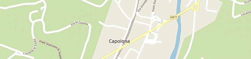 Mappa della impresa centro fisioterapico casentinese srl a CAPOLONA