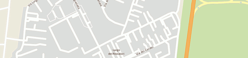 Mappa della impresa coet srl a LIVORNO