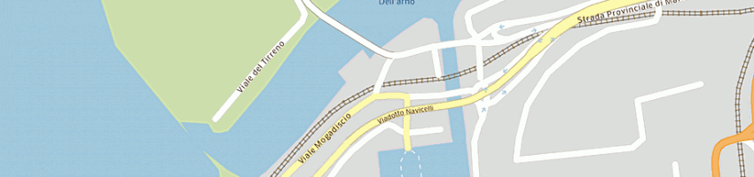Mappa della impresa bar darsena toscana di fabbri a LIVORNO