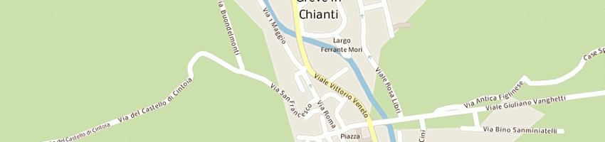 Mappa della impresa nencioni gabriella a GREVE IN CHIANTI