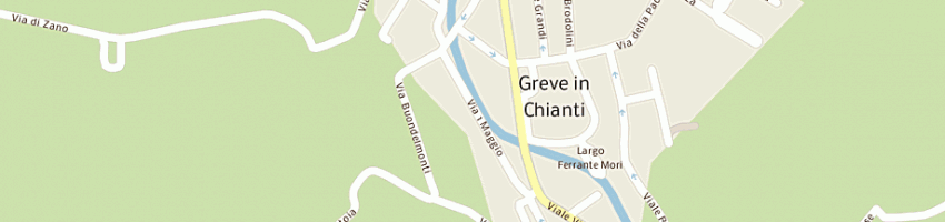 Mappa della impresa cappelli mario a GREVE IN CHIANTI