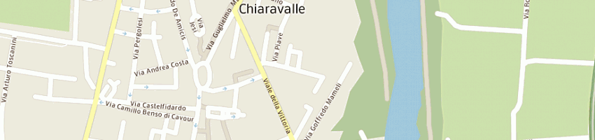 Mappa della impresa carabinieri a CHIARAVALLE