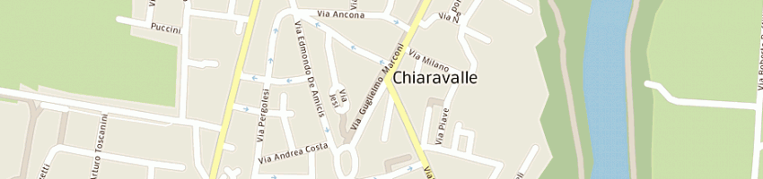 Mappa della impresa infissi in alluminio di lombardi emanuele a CHIARAVALLE