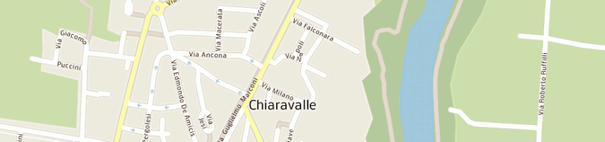 Mappa della impresa solazzi giorgio a CHIARAVALLE
