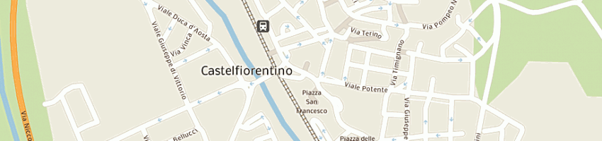 Mappa della impresa caffetteria castello snc a CASTELFIORENTINO