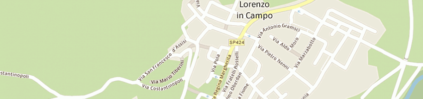 Mappa della impresa comune di san lorenzo in campo a SAN LORENZO IN CAMPO